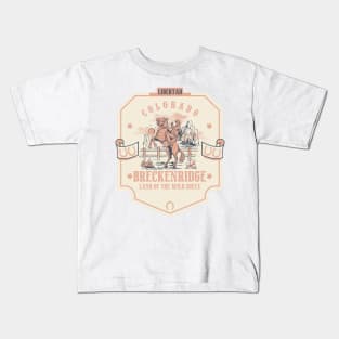 Breckenridge Colorado wild west town Kids T-Shirt